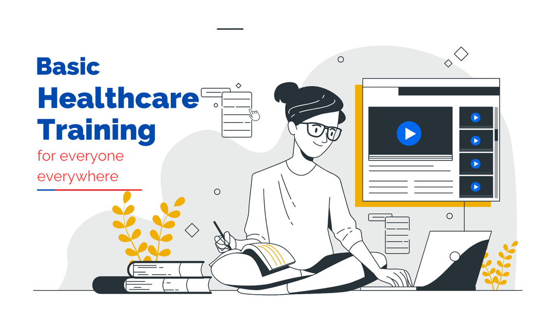 Smiling healthcare professional